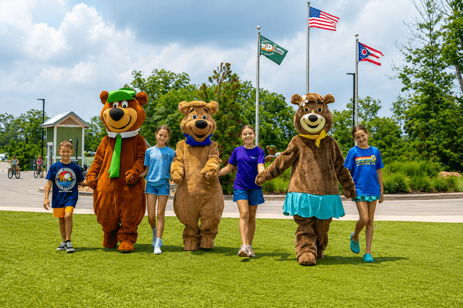 Yogi Bear, Boo Boo and Cindy Bear